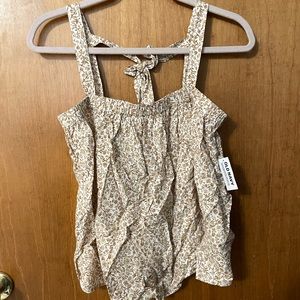 Old Navy NWT Tie Back Cami Swing Blouse Medium